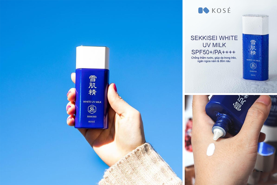 Kose Sekkisei White UV Milk - sản phẩm kem chống nắng thông dụng nhất của nhà Kose