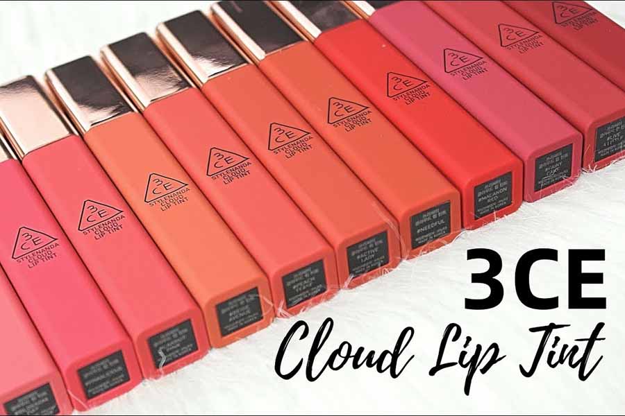 3CE cloud lip tint - dòng son tuyệt vời của 3CE